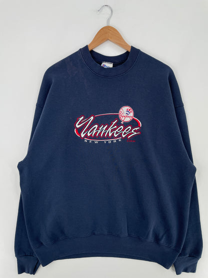 1997 NEW YORK YANKEES Made in USA Size XXL Vintage MLB Sweat-Shirt / E1564S