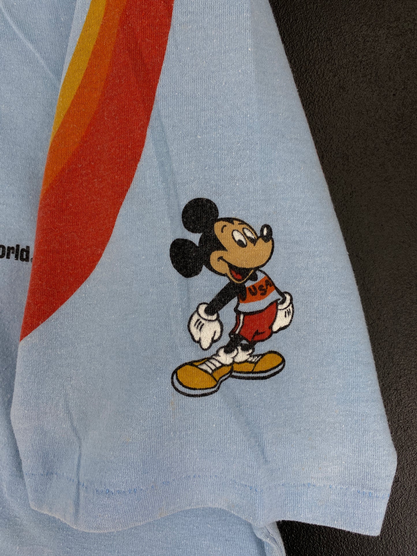 .70’s WALT DISNEY WORLD Made in USA Size XL Vintage T-Shirts / A5761