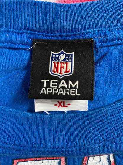 00' NEW YORK GIANTS Size XL Vintage NFL T-Shirt / A5763
