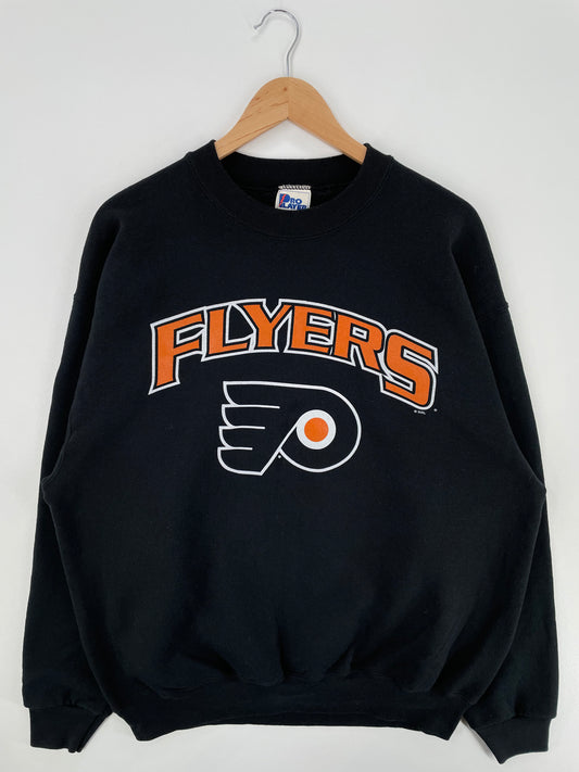 90's PHILADELPHIA FLYERS Made in USA Size XL Vintage NFL Sweat-shirt / A865