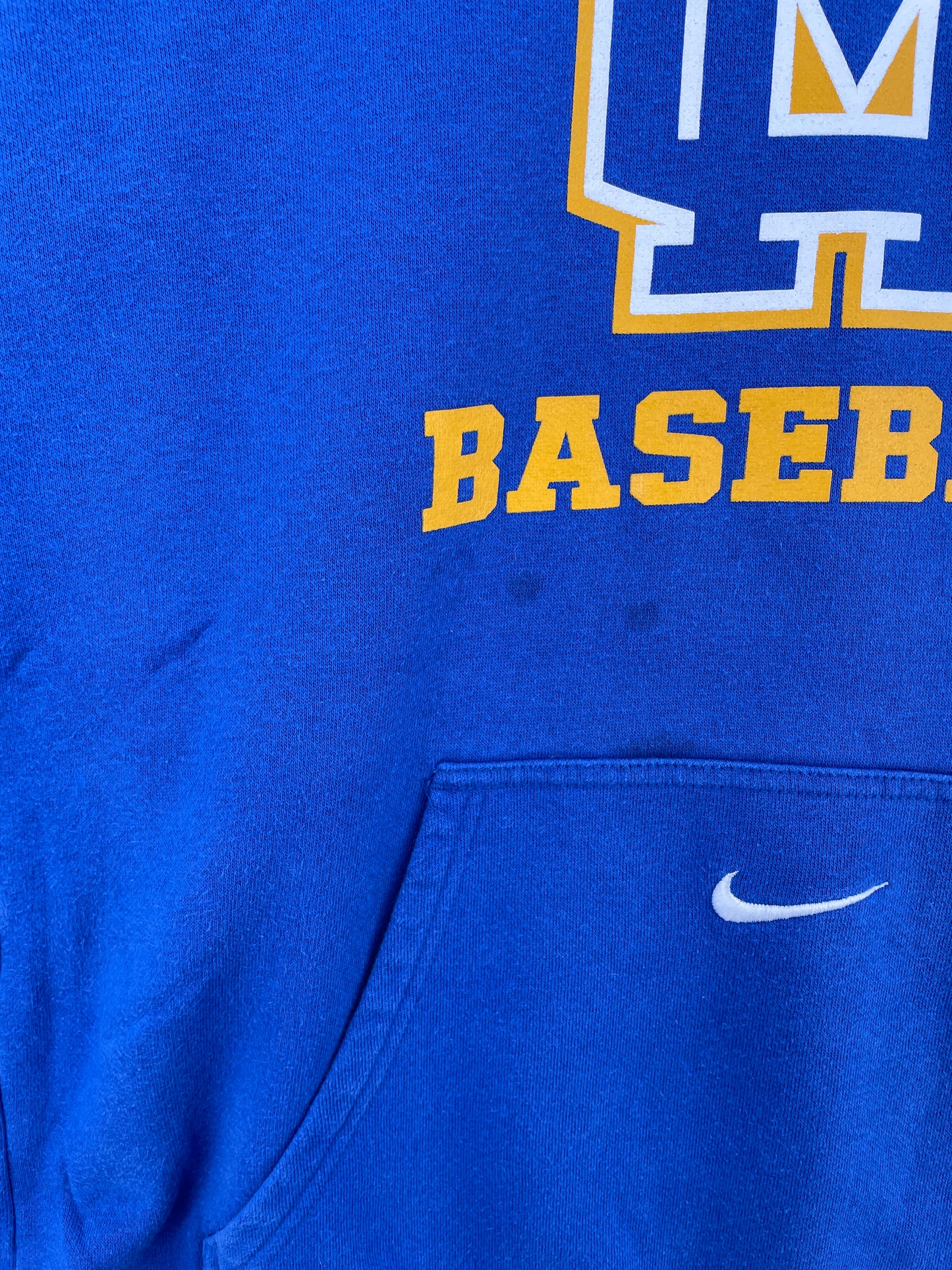00' NIKE MICHIGAN Size XL Vintage College Hoodie Sweat-Shirt / A3864