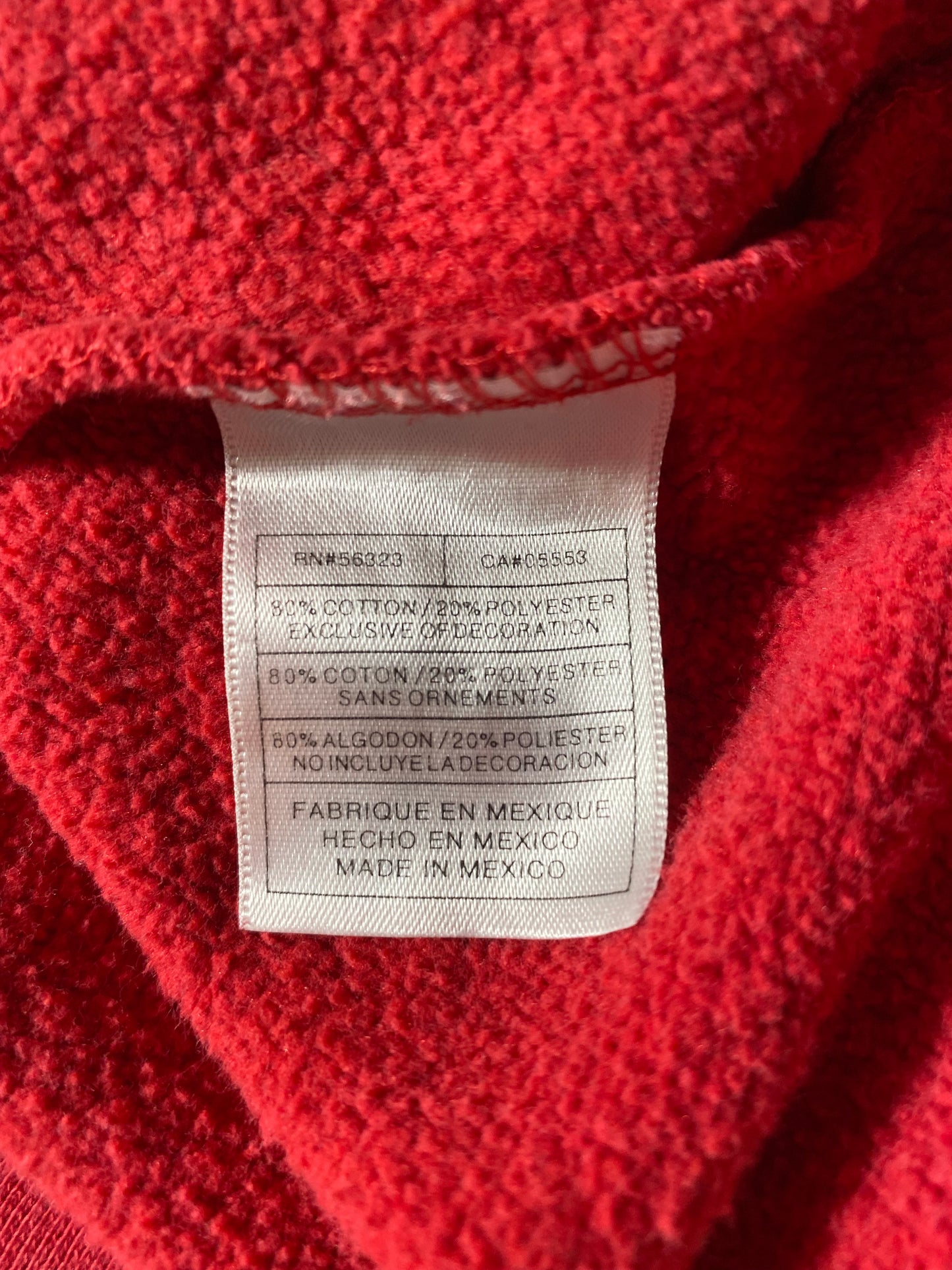 00' NIKE NEBRASKA CORNHUSKERS Size M Vintage College Hoodie Sweat-shirt / K9385