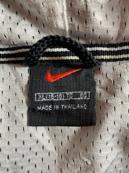 00’ NIKE Size XL Vintage Hoodie Half Zip Nylon-Jacket / A5567