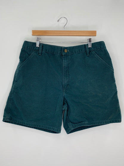 Vintage CARHARTT Size No Tag (Approx.36) Duck Shorts / K9371