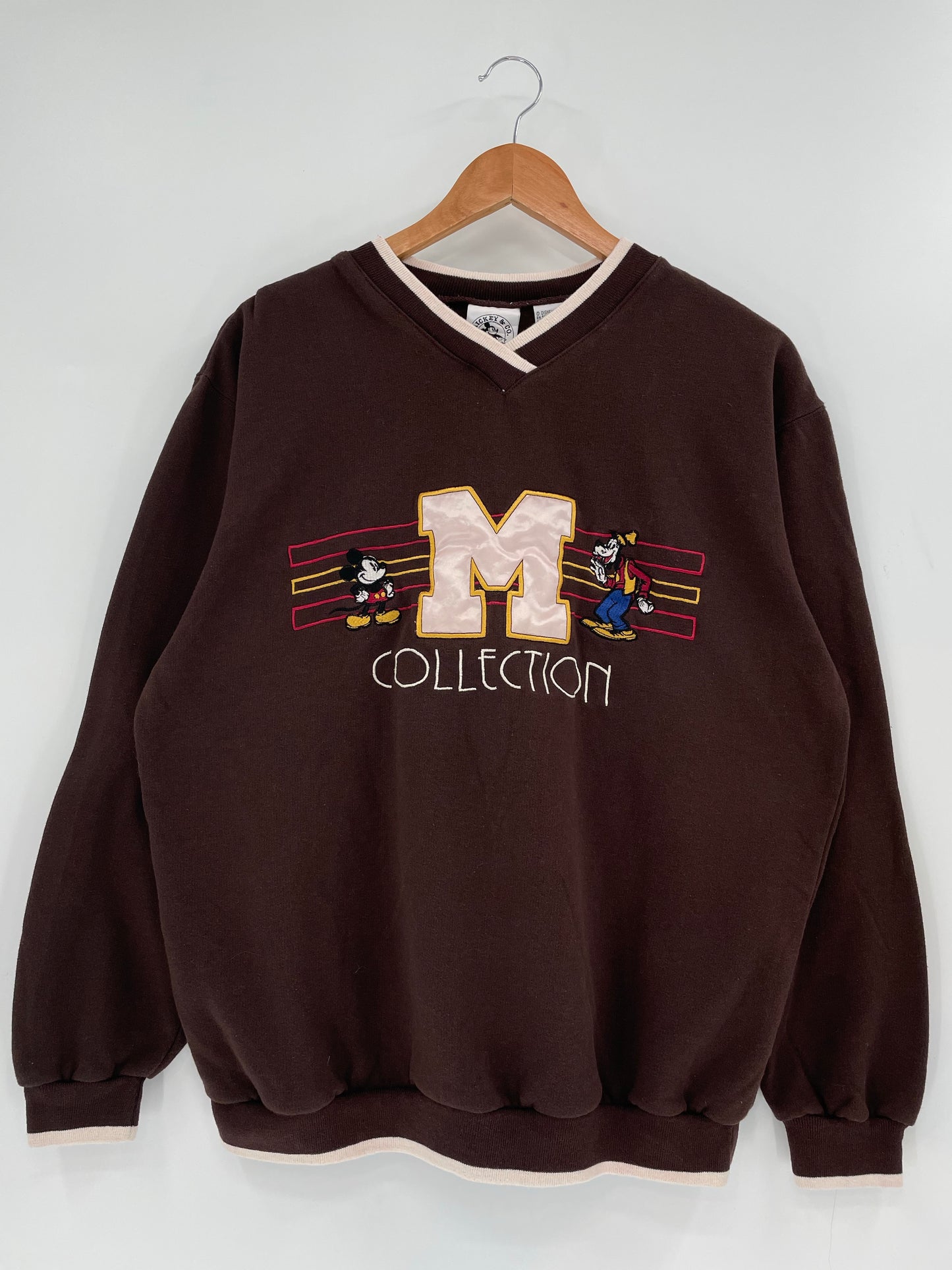 90's DISNEY MICKEY COLLECTION Size M Vintage Sweat-shirt / K4715