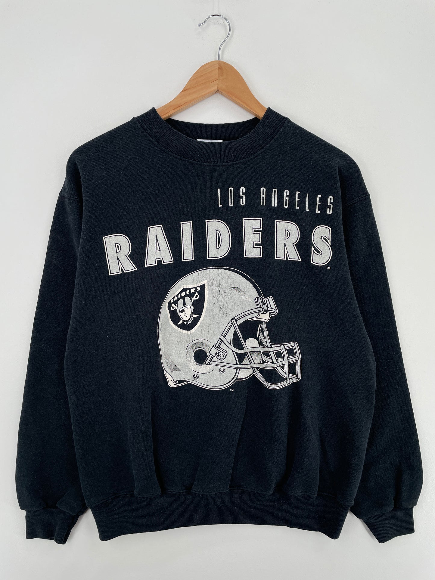 90's LOS ANGELES RAIDERS Size L Vintage NFL Sweat-Shirt / A6137