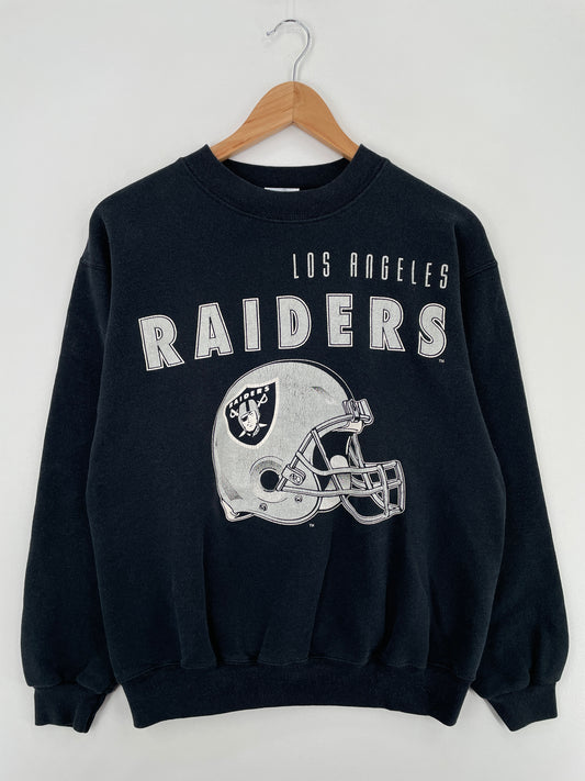 90's LOS ANGELES RAIDERS Size L Vintage NFL Sweat-Shirt / A6137