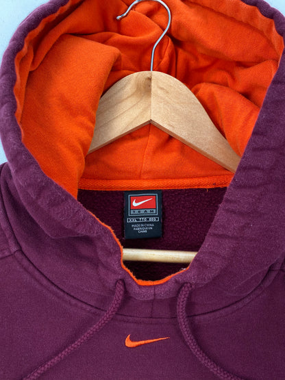00' NIKE VIRGINIA TECH Size XXL Vintage College Hoodie Sweat-shirt / A1380