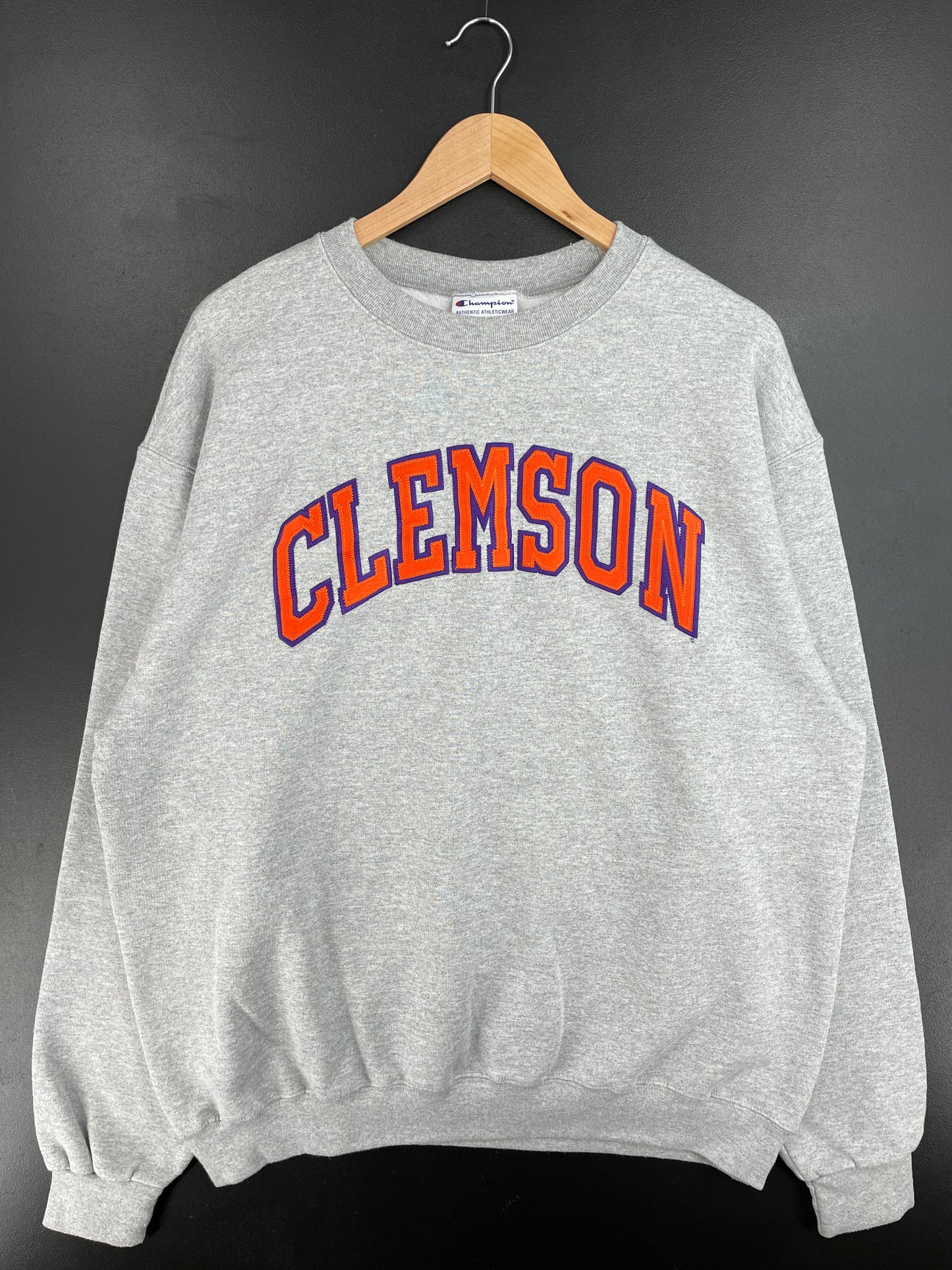 Vintage CHAMPION x CLEMSON Size XL Vintage College Sweat Shirt / E4968S