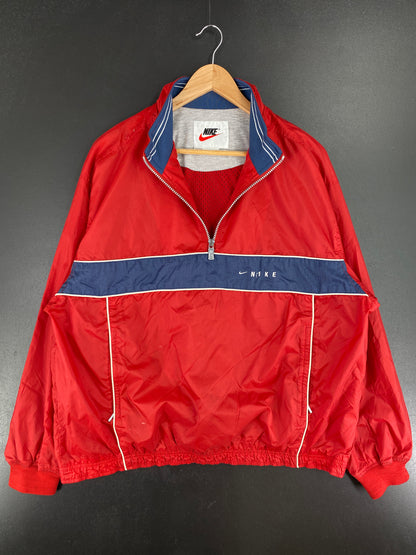 90’s NIKE Size L Vintage Half Zip Nylon-Jacket / A6247