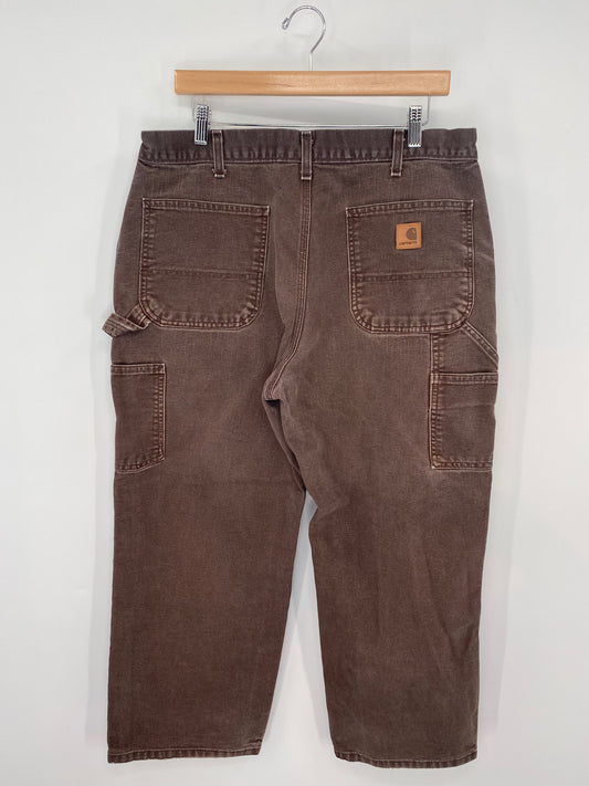 Vintage CARHARTT Size W34xL26 Duck Pants / K9982