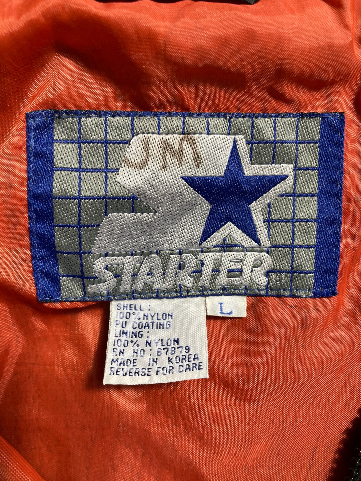 90's STARTER x CINCINNATI BENGALS Size L Vintage NFL Nylon Jacket / A9811