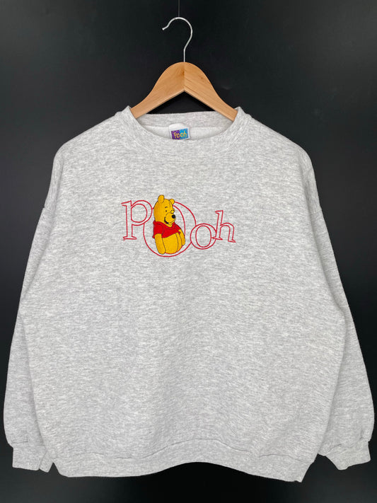 Vintage DISNEY POOH Size No Tag (Approx.L) Sweat-shirt / K9178