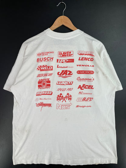 1994 NSACAR x SCOTTIN CANNON Made in USA Size XL Vintage Racing T-shirt / E129