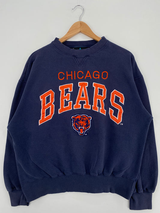 90's CHICAGO BEARS Size XL Vintage NFL Sweat-Shirt / A5034