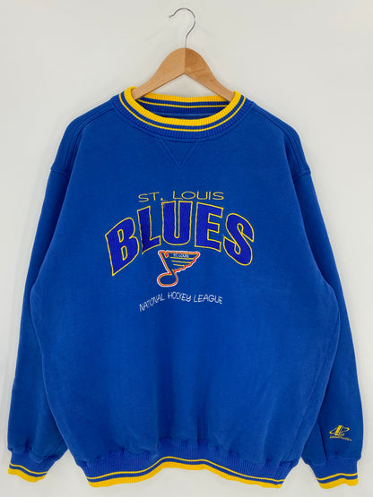 Vintage ST.LOUIS BLUES Size XXL NHL Sweat shirt / k6204