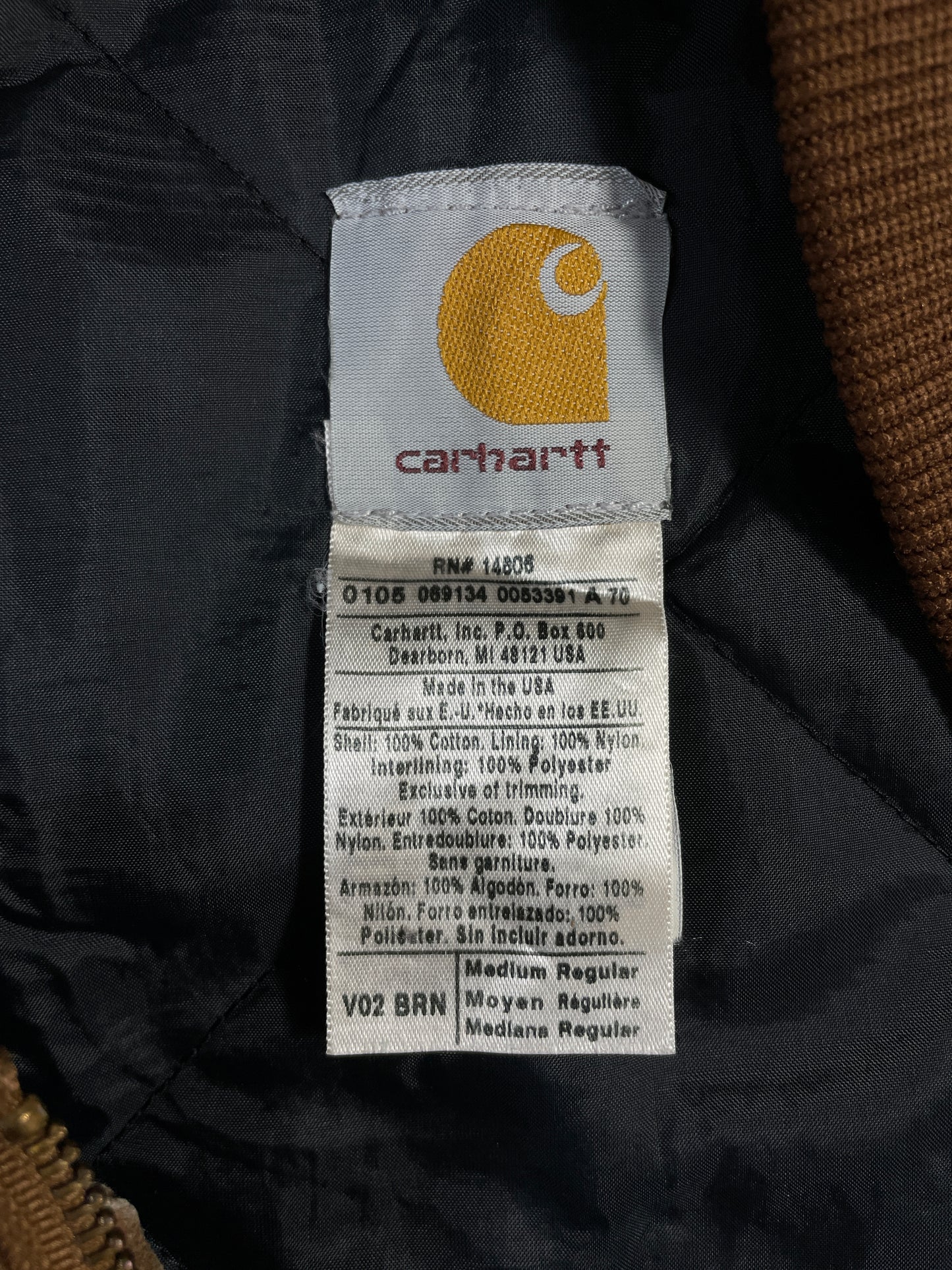 Vintage CARHARTT Made in USA Size M Duck Vest / A8055