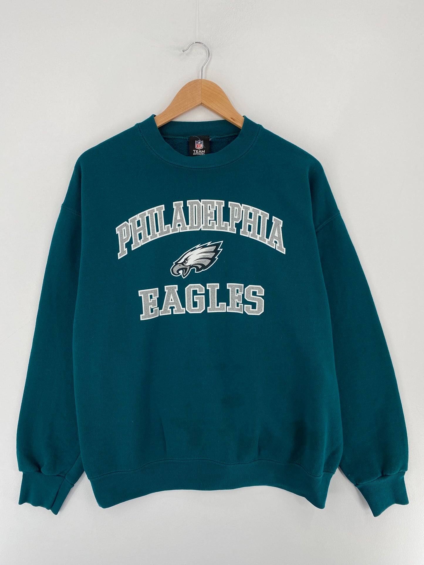 Vintage PHILADELPHIA EAGLES Size L NFL Sweat-shirt / E5522S