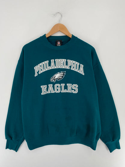 Vintage PHILADELPHIA EAGLES Size L NFL Sweat-shirt / E5522S