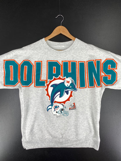 1997 MIAMI DOLPHINS Size No tag (Approx.M-L) Vintage NFL Sweat - Shirt/ A5978