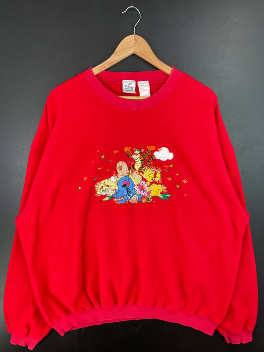 Vintage DISNEY WINNIE THE POOH Size Approx.XL Fleece / A8532