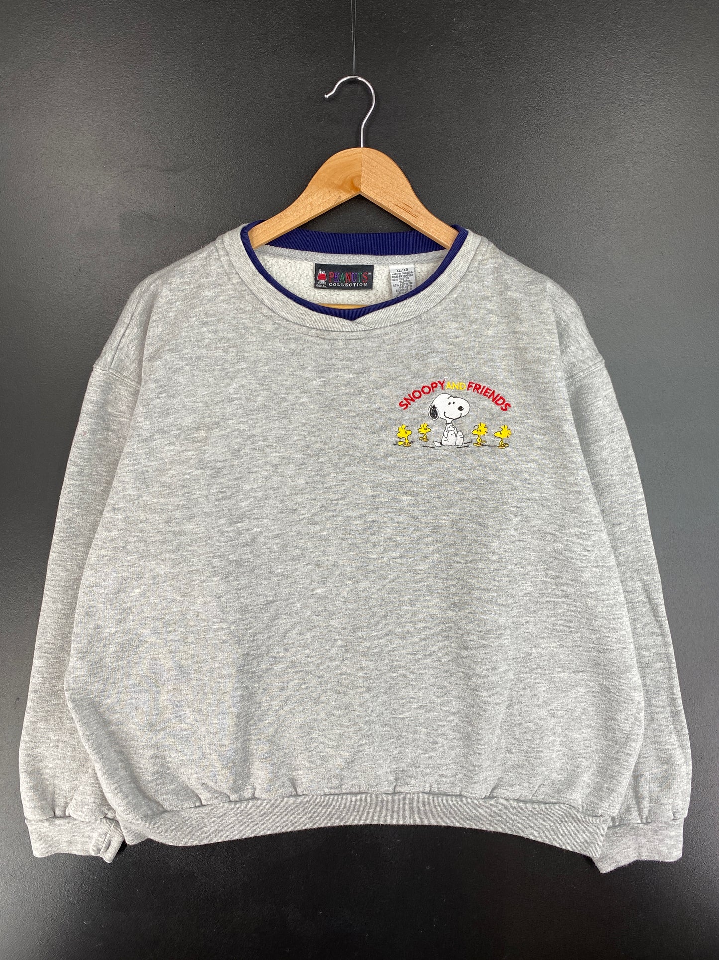 90's SNOOPY Size XL Vintage Sweat-shirt / E4548S