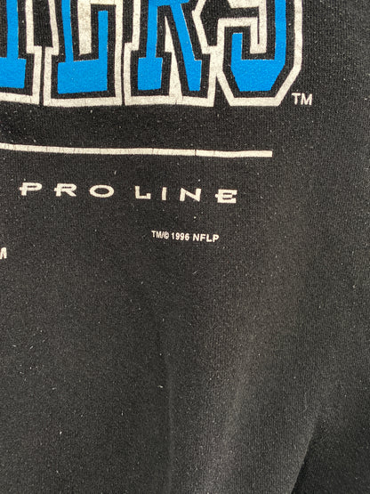 1996 CAROLINA PANTHERS Size L Vintage NFL Sweat-shirt / E317