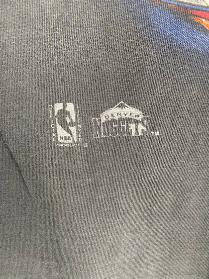 90's DENVER NUGGETS Size L Vintage NBA T-shirt / K9374