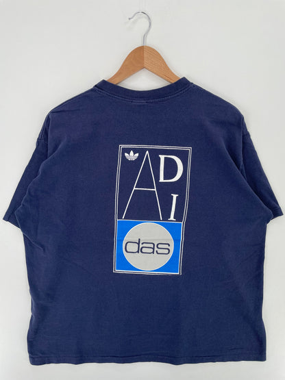 90's ADIDAS Made in USA Size XL Vintage T-Shirt / A2186