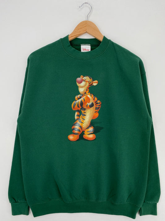 00' DISNEY TIGER Size M Vintage Sweat-shirt / A4792