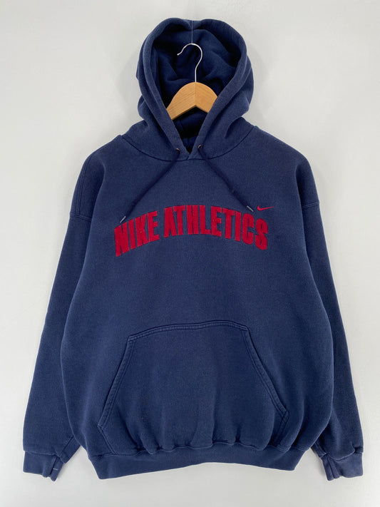 .90's NIKE ATHLETICS Made in USA Size L Vintage Hoodie Sweat-Shirt / E5489S