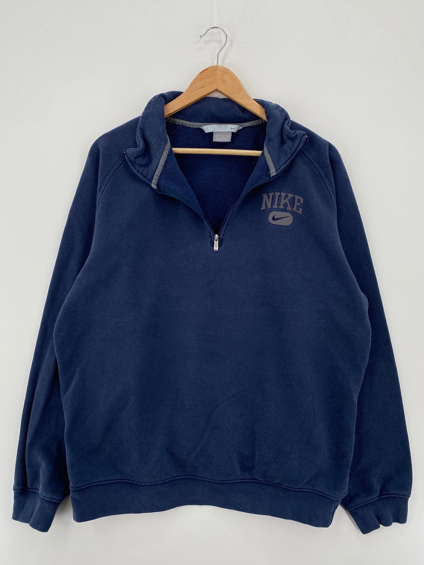 00' NIKE Size XL Vintage Half Zip Sweat Shirts / A7262