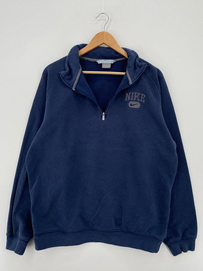 00' NIKE Size XL Vintage Half Zip Sweat Shirts / A7262