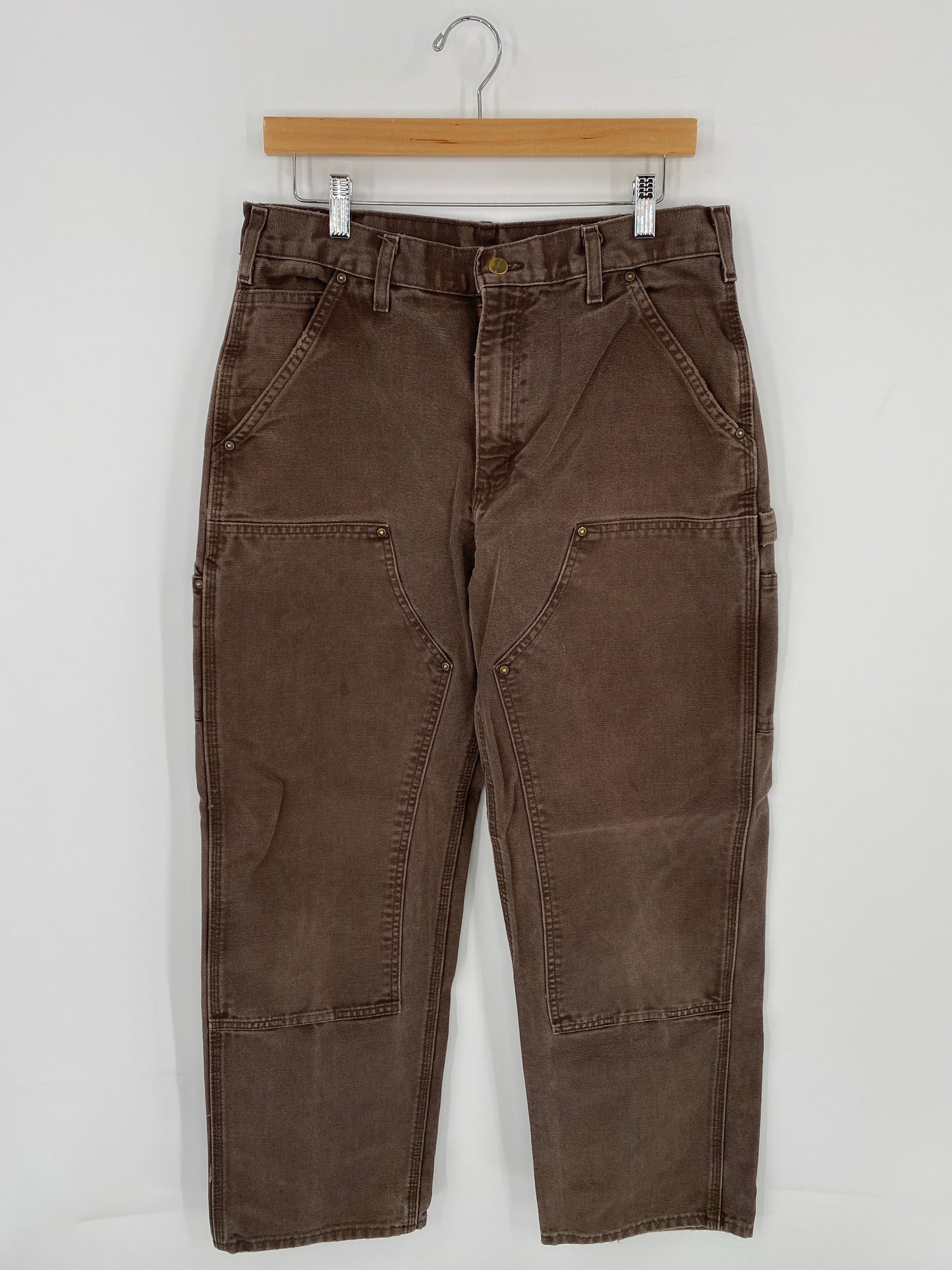 Vintage CARHARTT Size 32x32 Double Knee Duck Pants / K7230