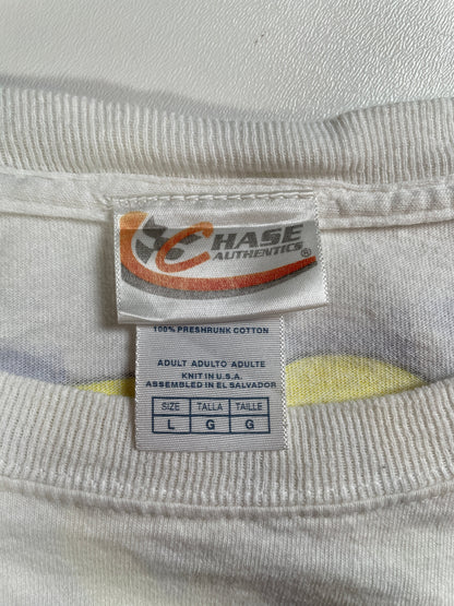 2007 NASCAR x GASEY MEARS Size L Vintage Racing T-Shirt / E6424T
