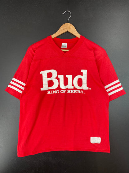 90's BUDWEISER Made in USA Size L Vintage T-Shirt / A7824