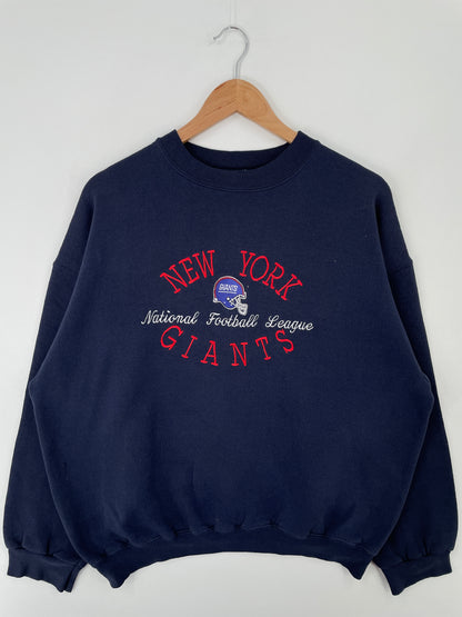 90's NEW YORK GIANTS Size XL Vintage NFL Sweat-Shirt / A9247