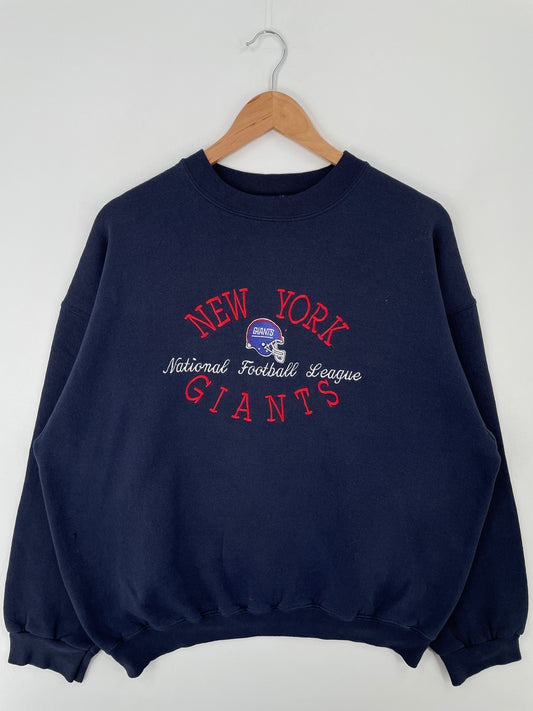90's NEW YORK GIANTS Size XL Vintage NFL Sweat-Shirt / A9247