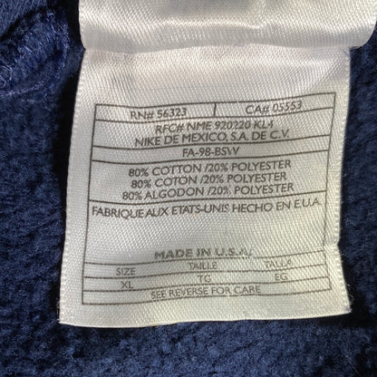 90's NIKE Size XL Vintage Hoodie Sweat-Shirt / E1048