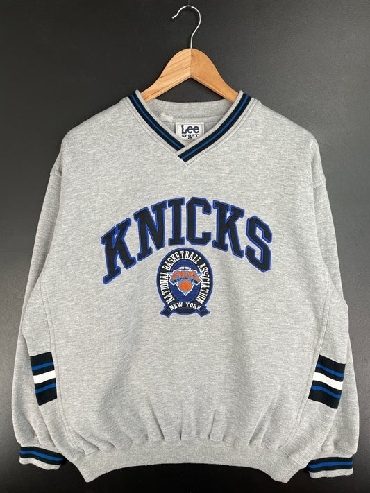 90's NEW YORK KNICKS Size L Vintage NBA Sweat-Shirt / E1478S