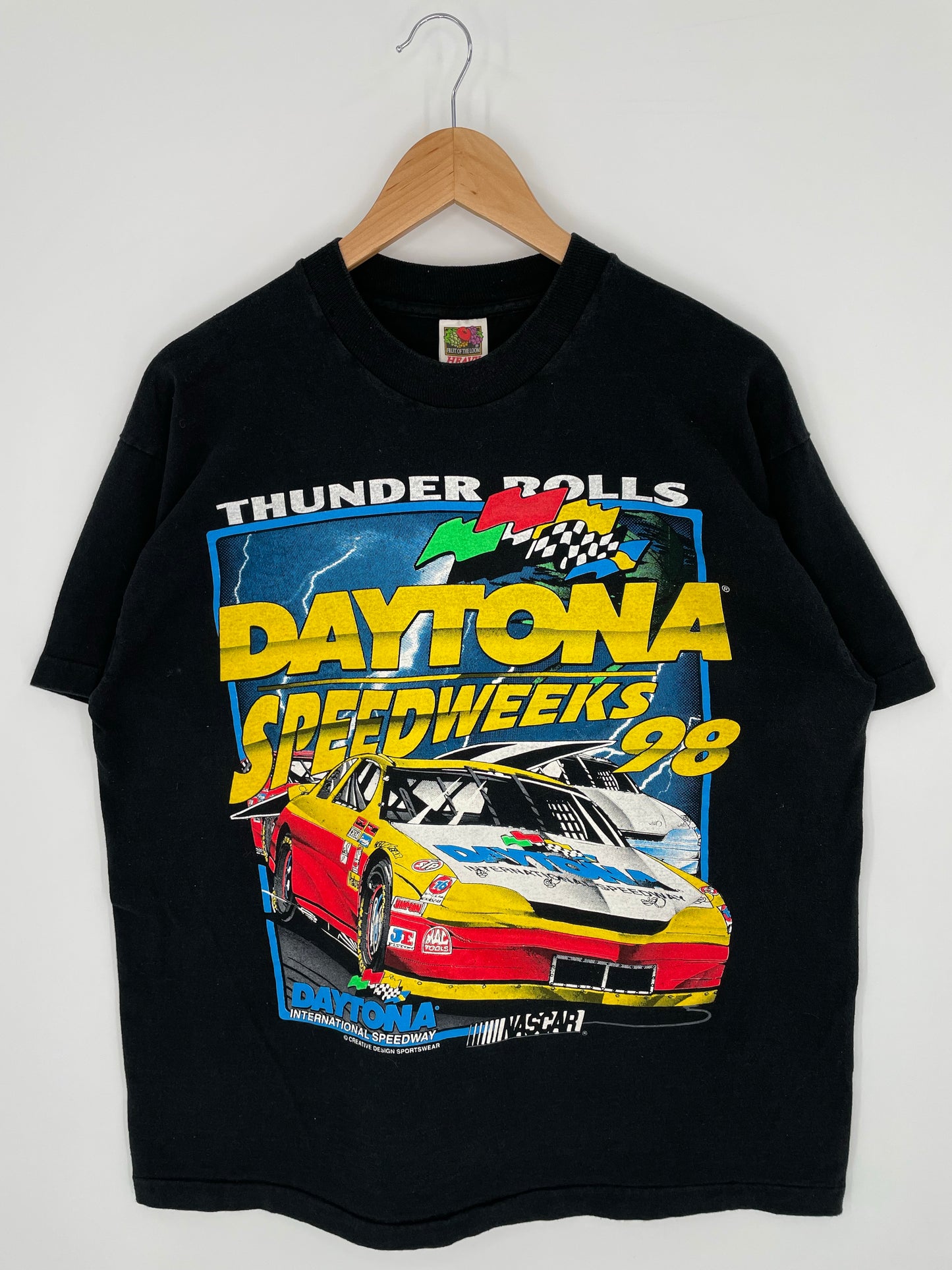 1998 NASCAR DAYTONA SPEEDWEEKS Size XL Racing T-Shirt / K9506