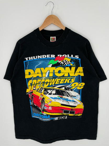 1998 NASCAR DAYTONA SPEEDWEEKS Size XL Racing T-Shirt / K9506