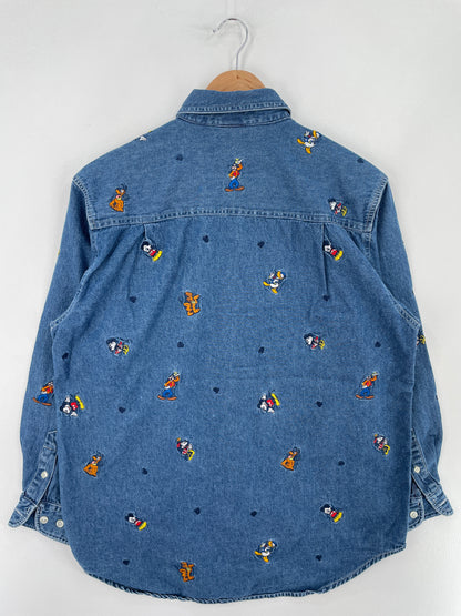 Vintage DISNEY Size M Button Down Shirt / E4928B
