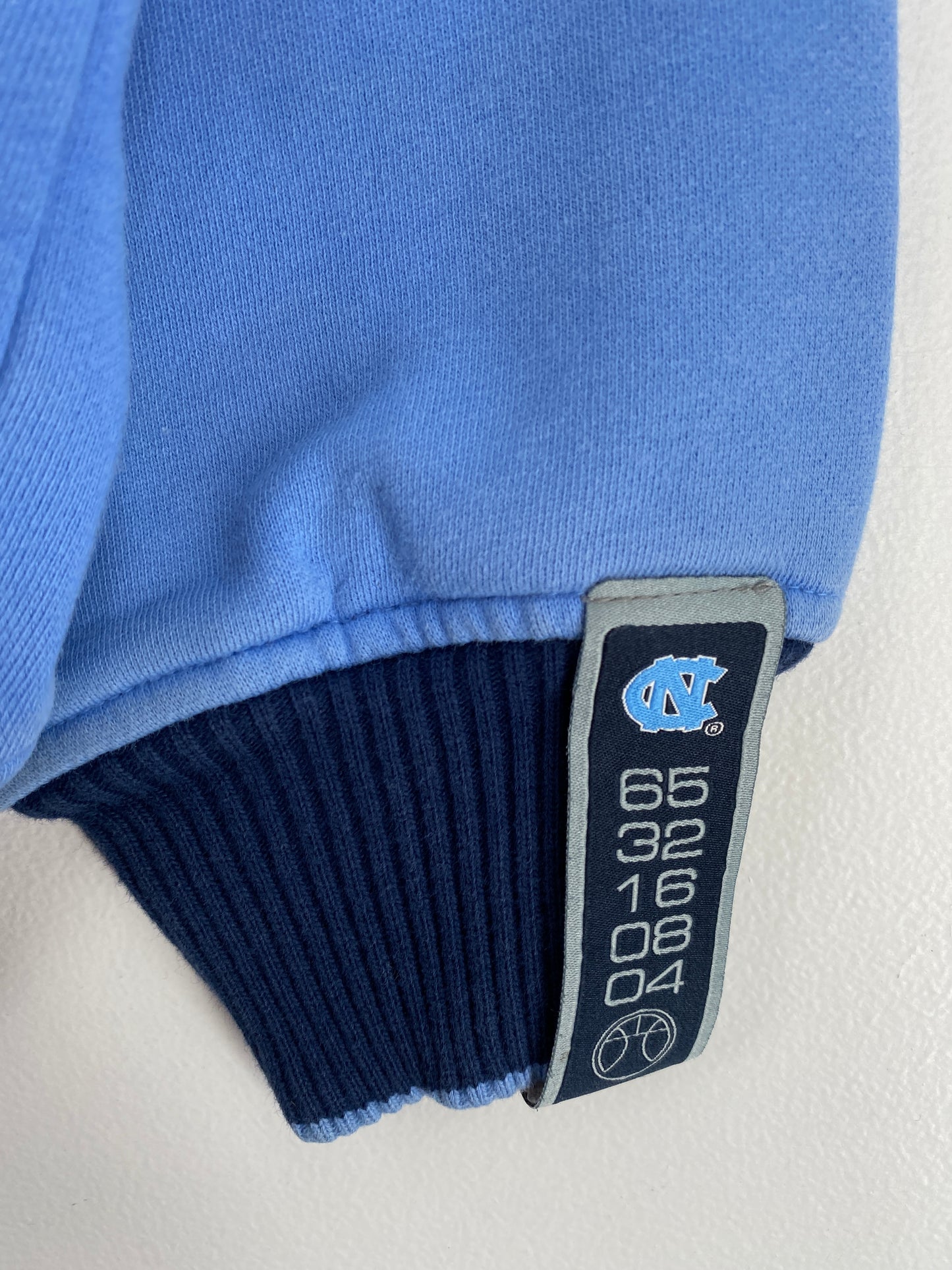 00' Jordan UNIVERSITY OF NORTH CAROLINA Size L Vintage College Hoodie Sweat-Shirts / A5349
