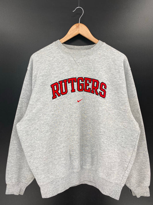 00' NIKE RUTGERS Size M Vintage Sweat shirt / K7532