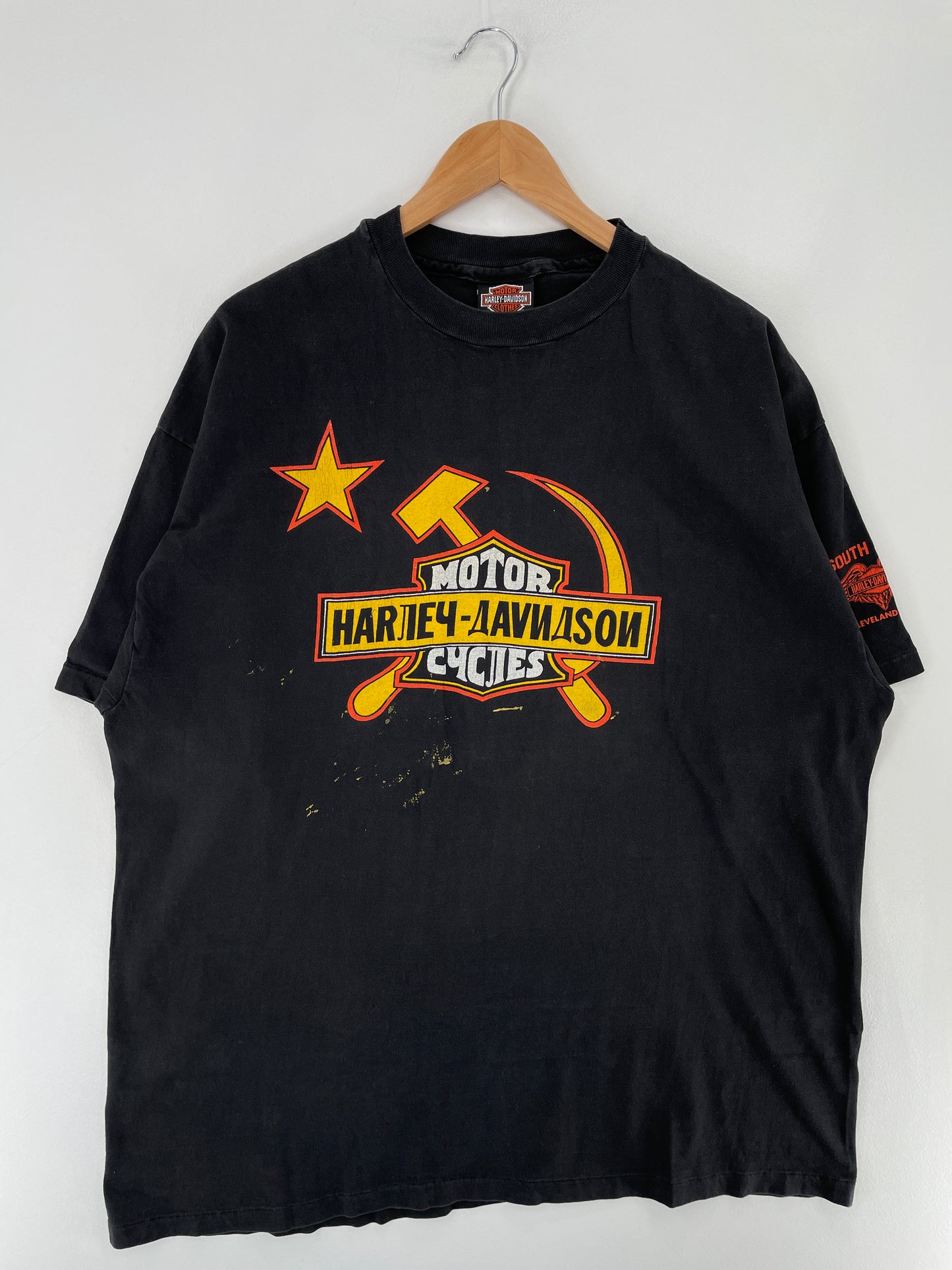 90's HARLEY DAVIDSON Made in USA Size XXL Vintage T-shirt / E6536T