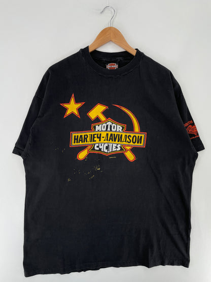 90's HARLEY DAVIDSON Made in USA Size XXL Vintage T-shirt / E6536T