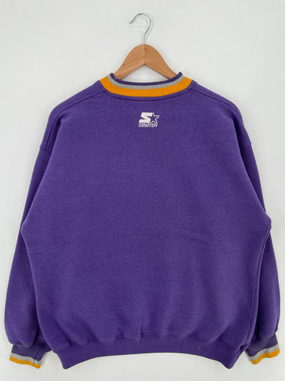 90’s MINNESOTA VIKINGS Size Approx.L NFL Sweat-Shirt / E719