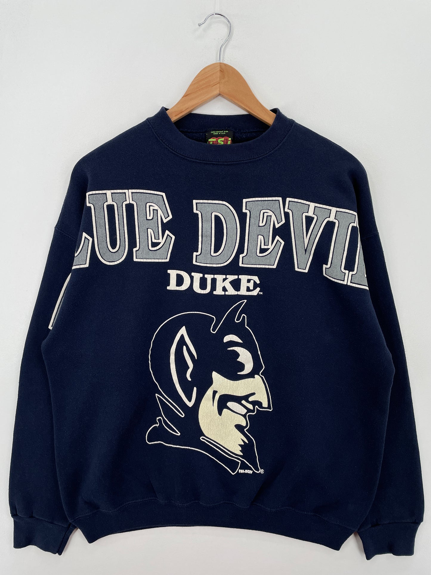 90's DUKE BLUE DEVILS Made in USA Size L College Sweat-Shirt / A7984