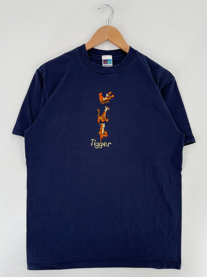 00' DISNEY TIGGER Made in USA Size L Vintage T-Shirt / E5552T
